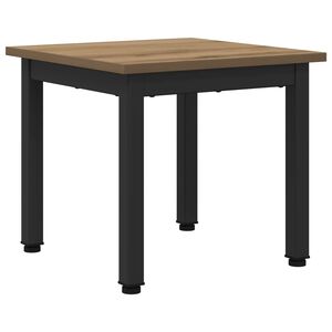 vidaXL Table basse Ch&ecirc;ne artisan 40 x 40 x 36 cm Bois d'ing&eacute;nierie
