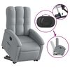 vidaXL Fauteuil inclinable Gris clair Tissu