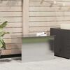 vidaXL Boîte de Rangement Extérieure Argent 80 x 50,5 x 50 cm Acier