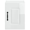 vidaXL Armoire de cuisine Kalmar 2 pcs Blanc brillant 30 x 31 x 40 cm
