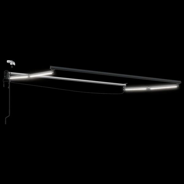 vidaXL Cadre de store r&eacute;tractable &eacute;lectrique Anthracite 3 x 2,5 m