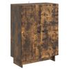 vidaXL Buffet Ch&ecirc;ne fum&eacute; 66 x 34,5 x 90 cm Bois d'ing&eacute;nierie