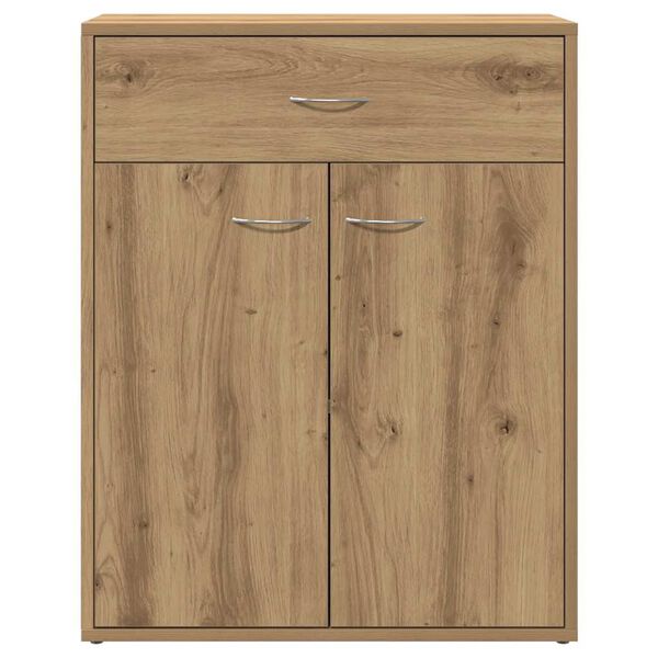 vidaXL Buffet ch&ecirc;ne artisanal 60x30x75 cm bois d'ing&eacute;nierie