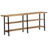 vidaXL Table console 180x35x70 cm bois de manguier massif