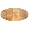 vidaXL Dessus de table 80x40x2,5 cm ovale bois massif de manguier