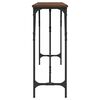 vidaXL Table console ch&ecirc;ne marron 200x29x75 cm bois d'ing&eacute;nierie