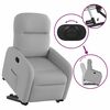 vidaXL Fauteuil inclinable gris nuage tissu
