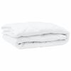 vidaXL Couette avec oreiller 3 pcs Blanc Microfibre