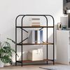 vidaXL &Eacute;tag&egrave;re Ch&ecirc;ne fum&eacute; 80 x 30 x 109 cm Bois d'ing&eacute;nierie