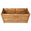 vidaXL Lit sur&eacute;lev&eacute; de jardin 160x60x84 cm Bois massif d'acacia