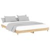 vidaXL Cadre de lit sans matelas ch&ecirc;ne sonoma 180x200 cm