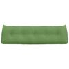 vidaXL Coussin de Dos Vert clair 160 x 24 x 50 cm Velours