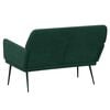 vidaXL Banc Vert fonc&eacute; 108x79x79 cm Velours