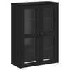 vidaXL Dessus pour buffet VIKEN noir bois d'ing&eacute;nierie