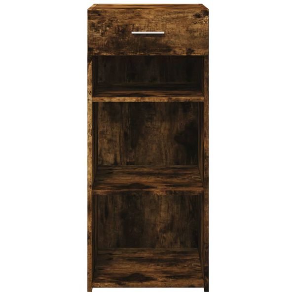 vidaXL Buffet ch&ecirc;ne fum&eacute; 40x42,5x93 cm bois d'ing&eacute;nierie