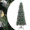 vidaXL Sapin de No&euml;l artificiel Vert 240 cm PVC, plastique et acier