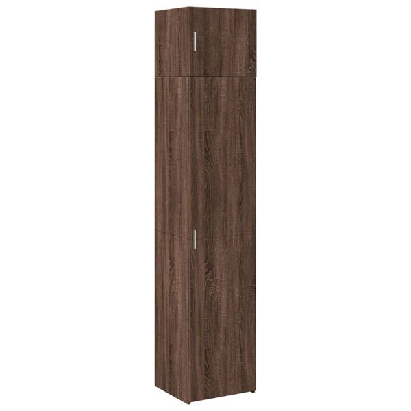 vidaXL Armoire de rangement mince ch&ecirc;ne marron 45x42,5x225 cm