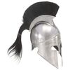 vidaXL Casque de guerrier grec antique pour GN Argent&eacute; Acier