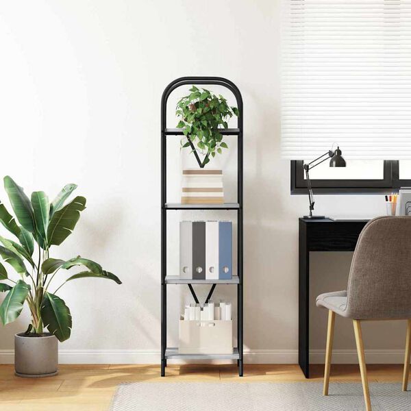 vidaXL &Eacute;tag&egrave;re Gris Sonoma 40 x 30 x 146 cm Bois d'ing&eacute;nierie