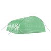 vidaXL Serre avec cadre en acier vert 48 m&sup2; 8x6x2,85 m