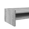 vidaXL Support de moniteur sonoma gris 100x24x16 cm bois d'ingénierie