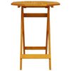 vidaXL Ensemble bistro pliant 3 pcs Marron Bois d'acacia massif
