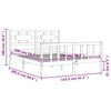 vidaXL Cadre de lit sans matelas bois de pin massif