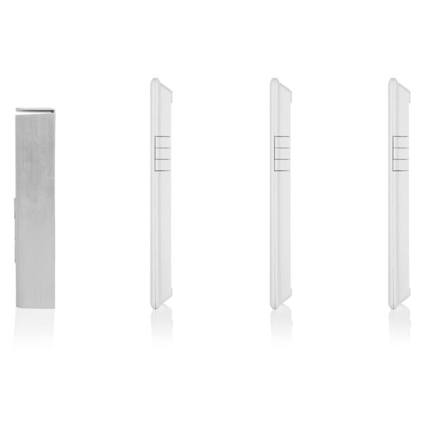 Smartwares Syst&egrave;me d'interphone audio 3 appartements 20,5x8,6x2,1 cm