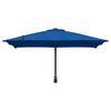 vidaXL Parasol de jardin Bleu et Noir 248.5 x 247.5 x 160 cm