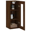 vidaXL Armoire murale ch&ecirc;ne marron 34,5x34x90 cm