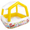 Intex Piscine &agrave; parasol gonflable 157x157x122 cm