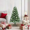 vidaXL Sapin de Noël artificiel Vert 120 cm PVC, Acier et Plastique