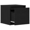vidaXL Commode Chêne noir 40,5 x 40 x 40 cm Bois d'ingénierie