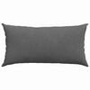 vidaXL Coussins de canap&eacute; 2 pcs Gris fonc&eacute; 80 x 40 cm