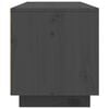 vidaXL Meuble TV Gris 80x35x40,5 cm Bois de pin massif