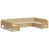 vidaXL Ensemble de canap&eacute;s d'ext&eacute;rieur 9 pc Blanc et Beige