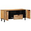 vidaXL Meuble TV Marron 105 x 33 x 46 cm Bois de mangue massif