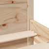 vidaXL Cadre de lit sans matelas 100x200 cm bois massif de pin