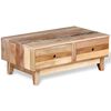 vidaXL Table basse Bois de r&eacute;cup&eacute;ration massif
