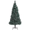 vidaXL Arbre de No&euml;l artificiel pr&eacute;-&eacute;clair&eacute; avec ensemble de boules