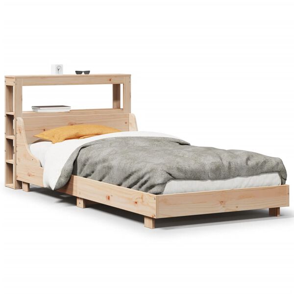 vidaXL Cadre de lit sans matelas 100x200 cm bois massif de pin