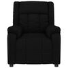 vidaXL Fauteuil inclinable Noir Tissu