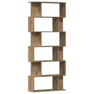 vidaXL Biblioth&egrave;que ch&ecirc;ne artisanal 80x24x192 cm bois d'ing&eacute;nierie