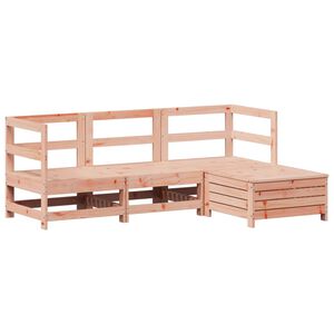vidaXL Salon de jardin 4 pcs bois massif sapin de douglas