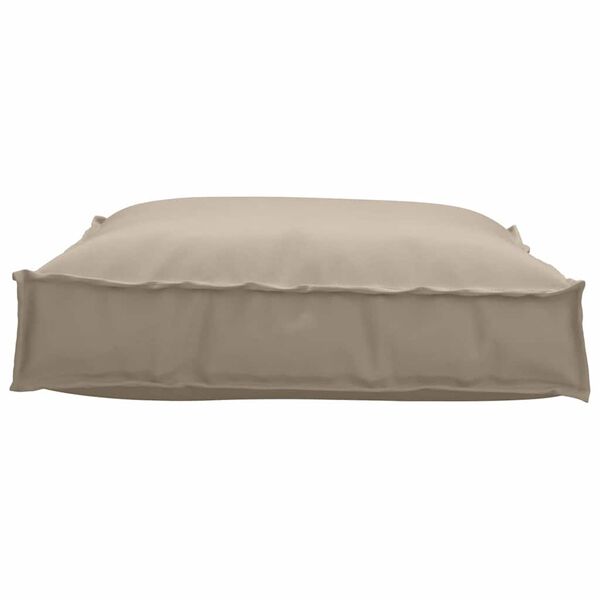 vidaXL Coussin pour assise de palette Taupe 70 x 70 x 12 cm