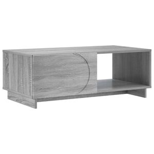 vidaXL Table basse Sonoma gris 95 x 50,5 x 35 cm Bois d'ing&eacute;nierie