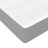 vidaXL Lit avec matelas blanc 100x200 cm bois massif de pin