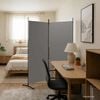 vidaXL Cloison de s&eacute;paration 2 panneaux Anthracite 175x180 cm Tissu