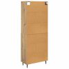 vidaXL Haut Armoire Ch&ecirc;ne artisanal 69,5 x 34 x 180 cm