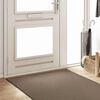 vidaXL Tapis d'entr&eacute;e Autre Beige et Noir 120 x 350 cm